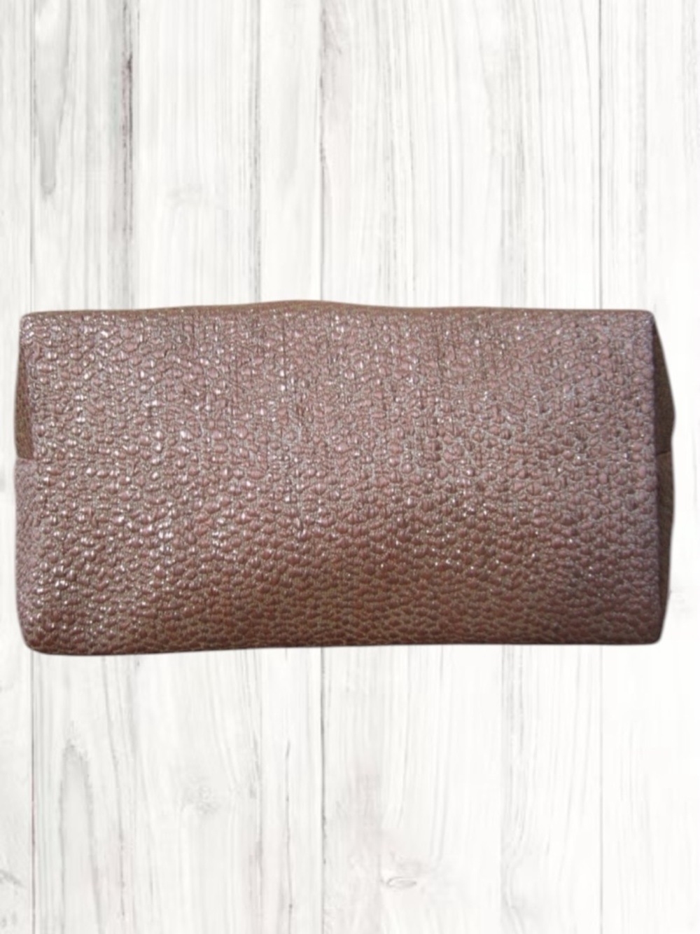 🪷 NWOT Lancome Pink Metallic Cosmetic Pouch
